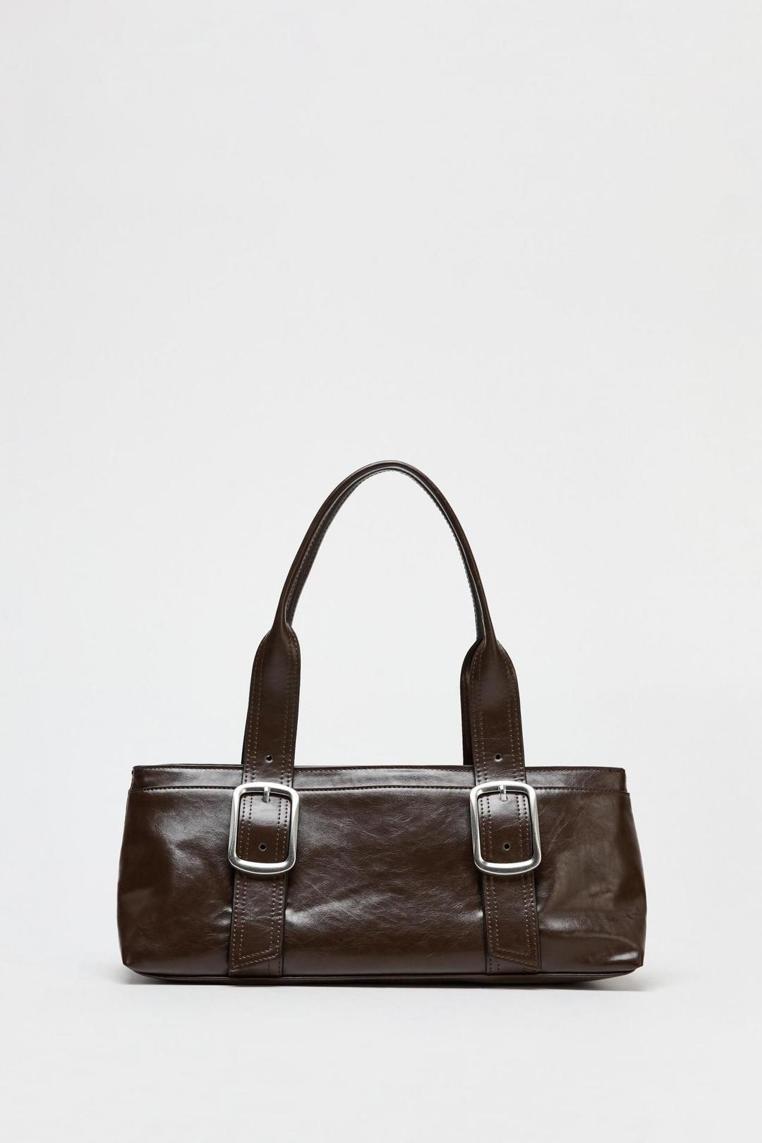스페인샵 자라 버클 롱 시티백 6272/510 CHOCOLATE