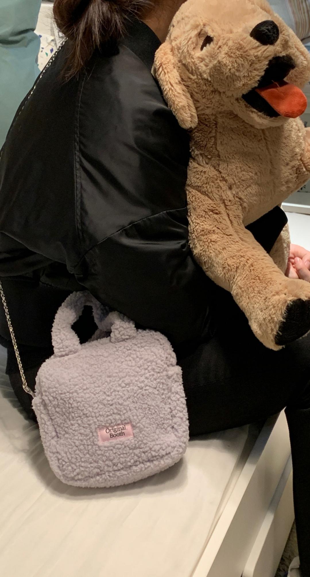 [오리지널부스] teddy bag gray