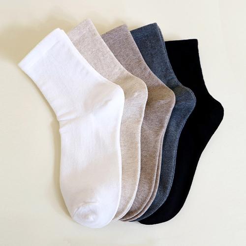 여성 무압박 중목양말 5PACK