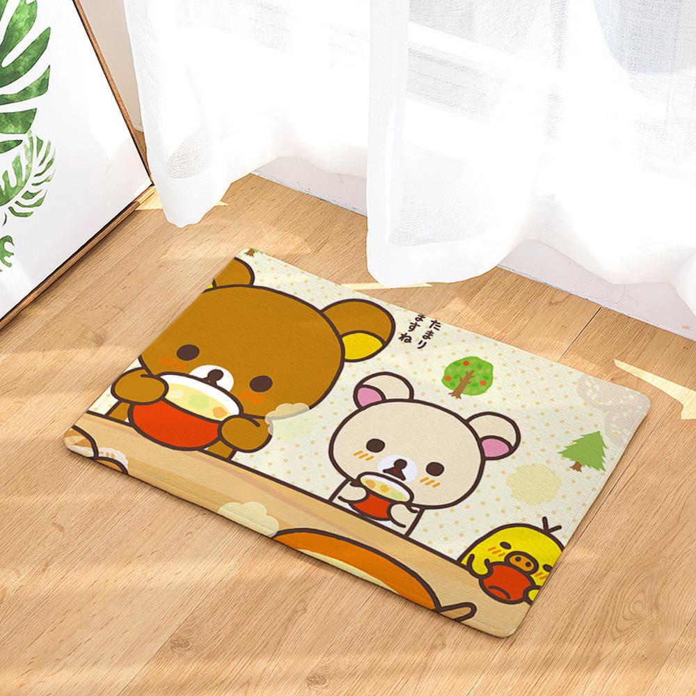 리락쿠마 미끄럼방지 카펫 발매트 18종 50x80cm