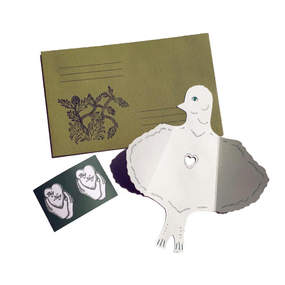 [Studio Carciofi] 에메랄드 비둘기카드