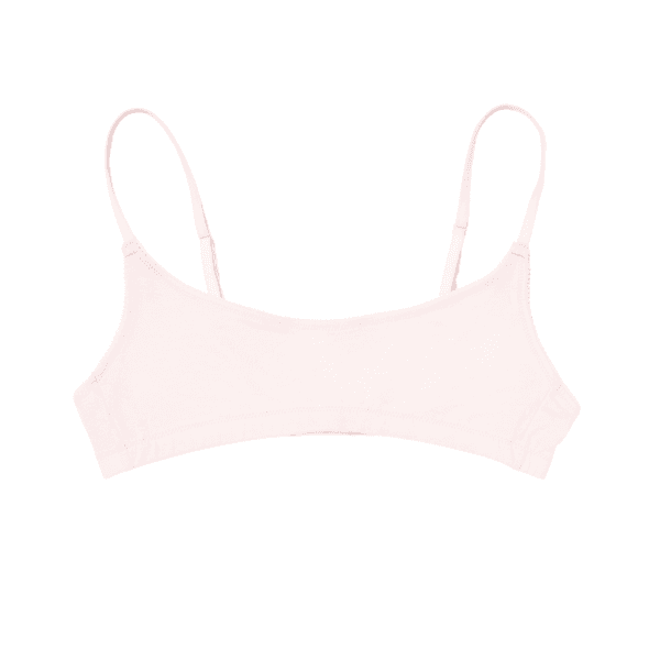 Scoop Neck Lace Bralette(Softy Pink)