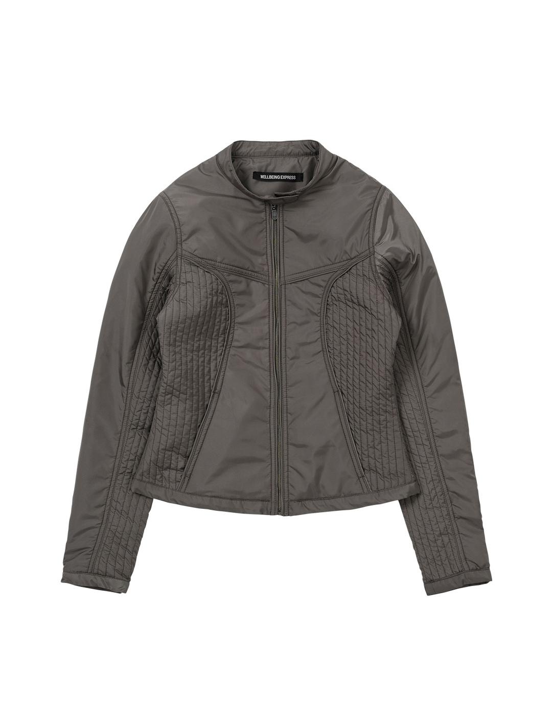 Quilted Jacket Charcoal