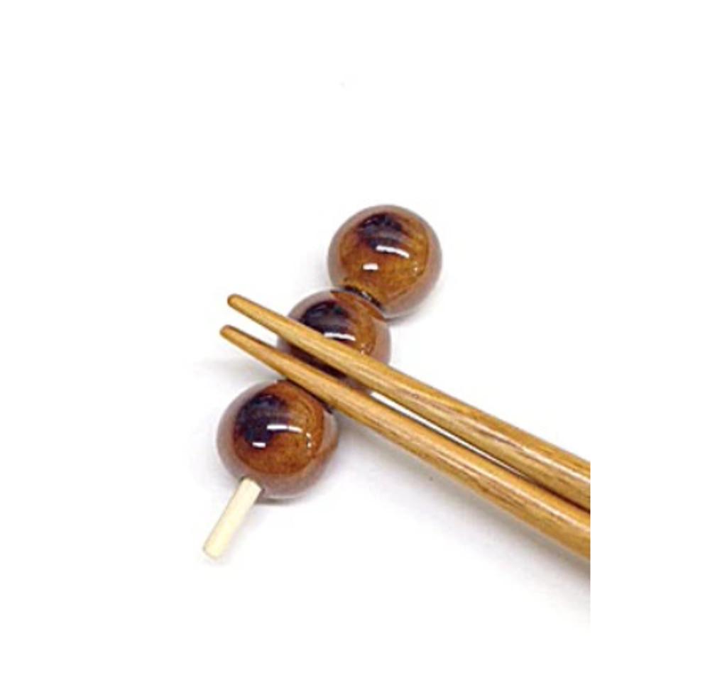 미타라시 당고 일본 도자기 수저 받침 젓가락 받침대