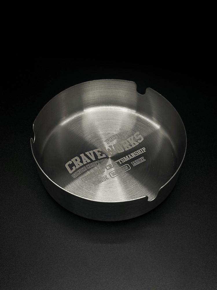크레이브웍스 New Logo 로고 슬림 메탈 심플 다용도케이스 트레이 재떨이