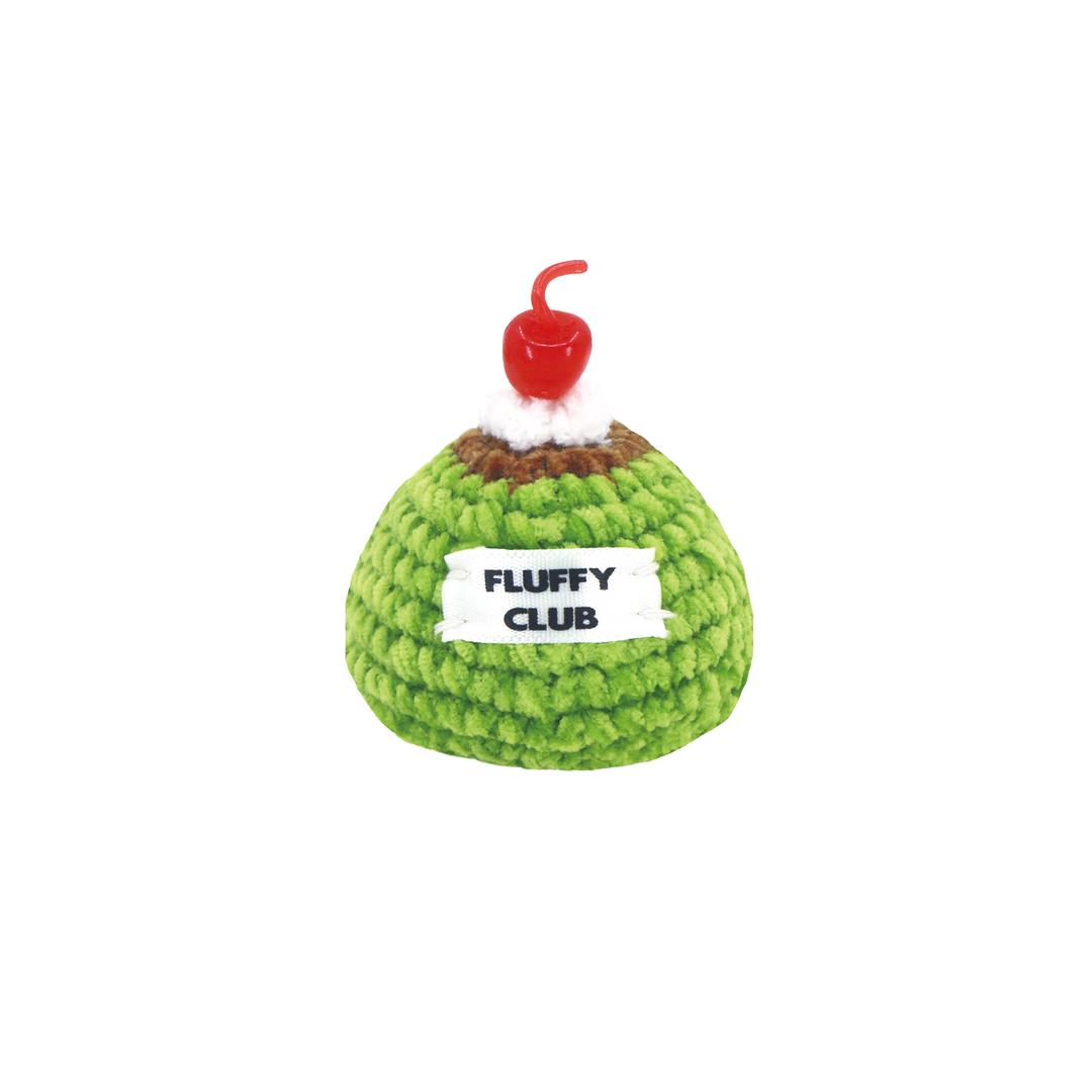 GREEN SWEET PUDDING YELLOW KEYCHAIN