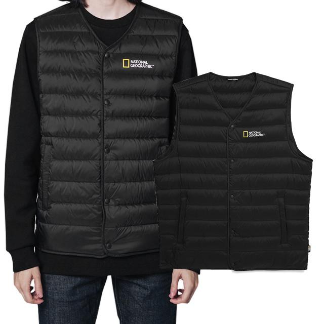 내셔널지오그래픽 매장판 경량 패딩조끼 겨울 구스다운 베스트 204UDV810