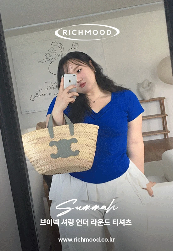 [BEST] 써머 shirring under-round t (3color)