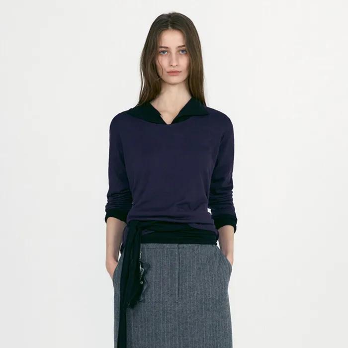 U NECK KNITTED TOP_PURPLE_LW253KN04PP