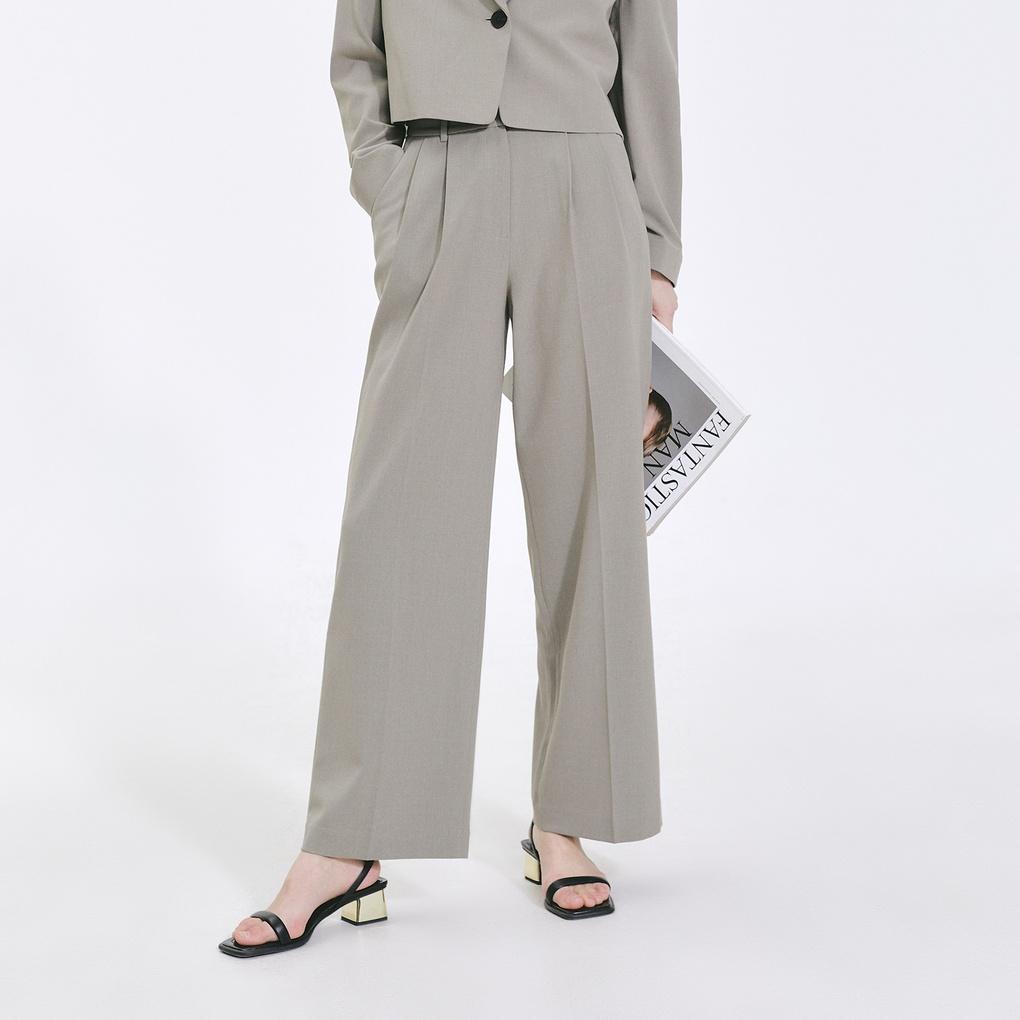 10부 투턱 와이드 슬랙스 MIWTWC415G