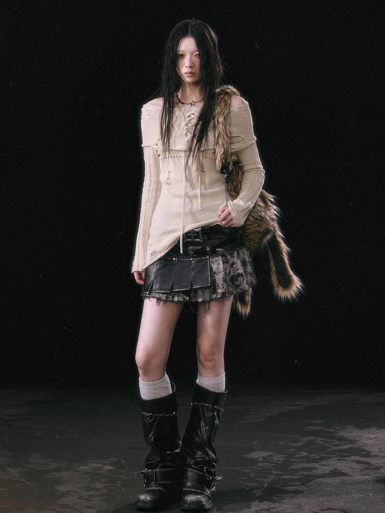 Leather Long Boots【s0000011449】