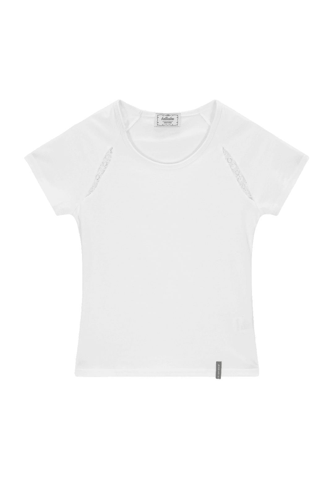 Lace half tee