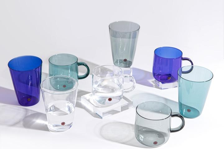 엘글라스 내열 유리컵 하이볼 1p  (4색상)