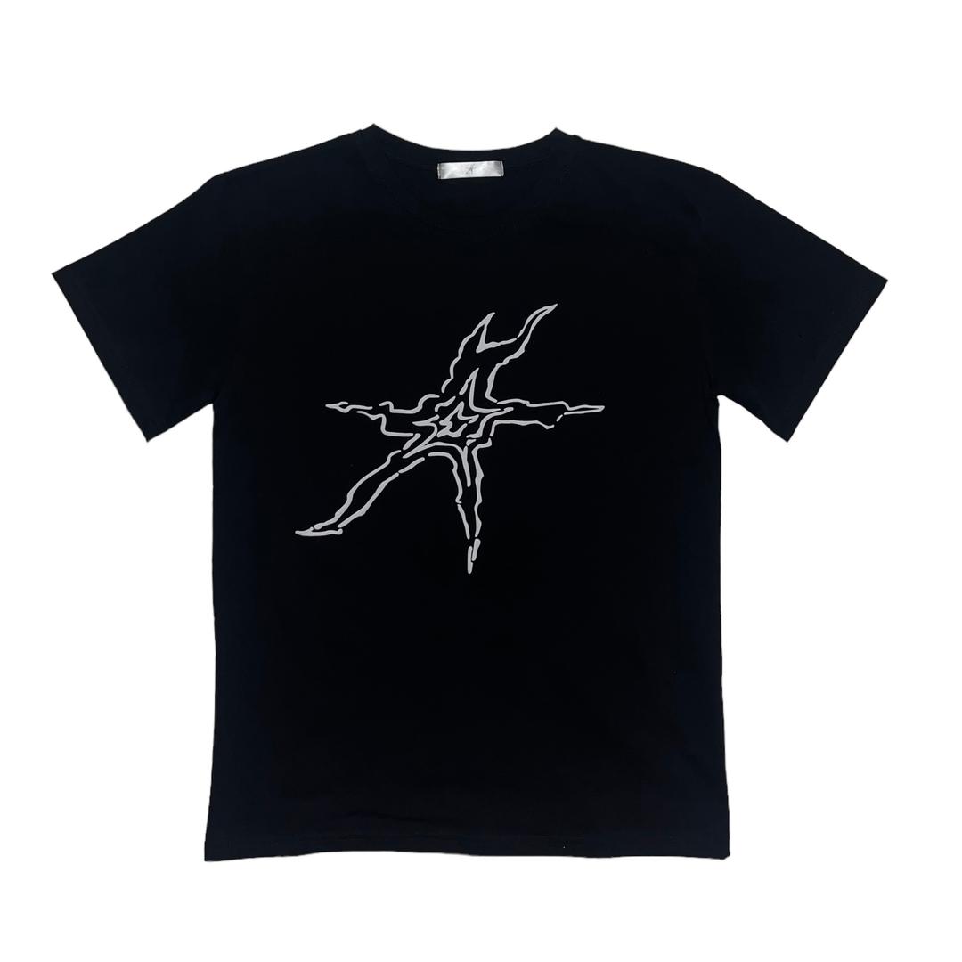 SMOKEASTAR LOGO T-SHIRT (BLACK)