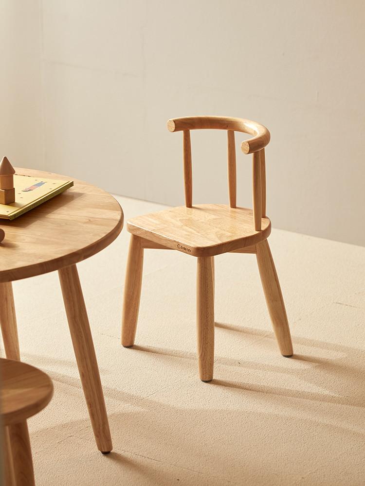 팀버토츠 올라운드 원목 유아 키즈체어