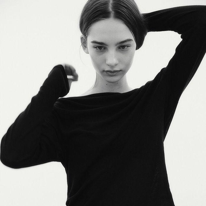 Long sleeve layered t shirts / Black