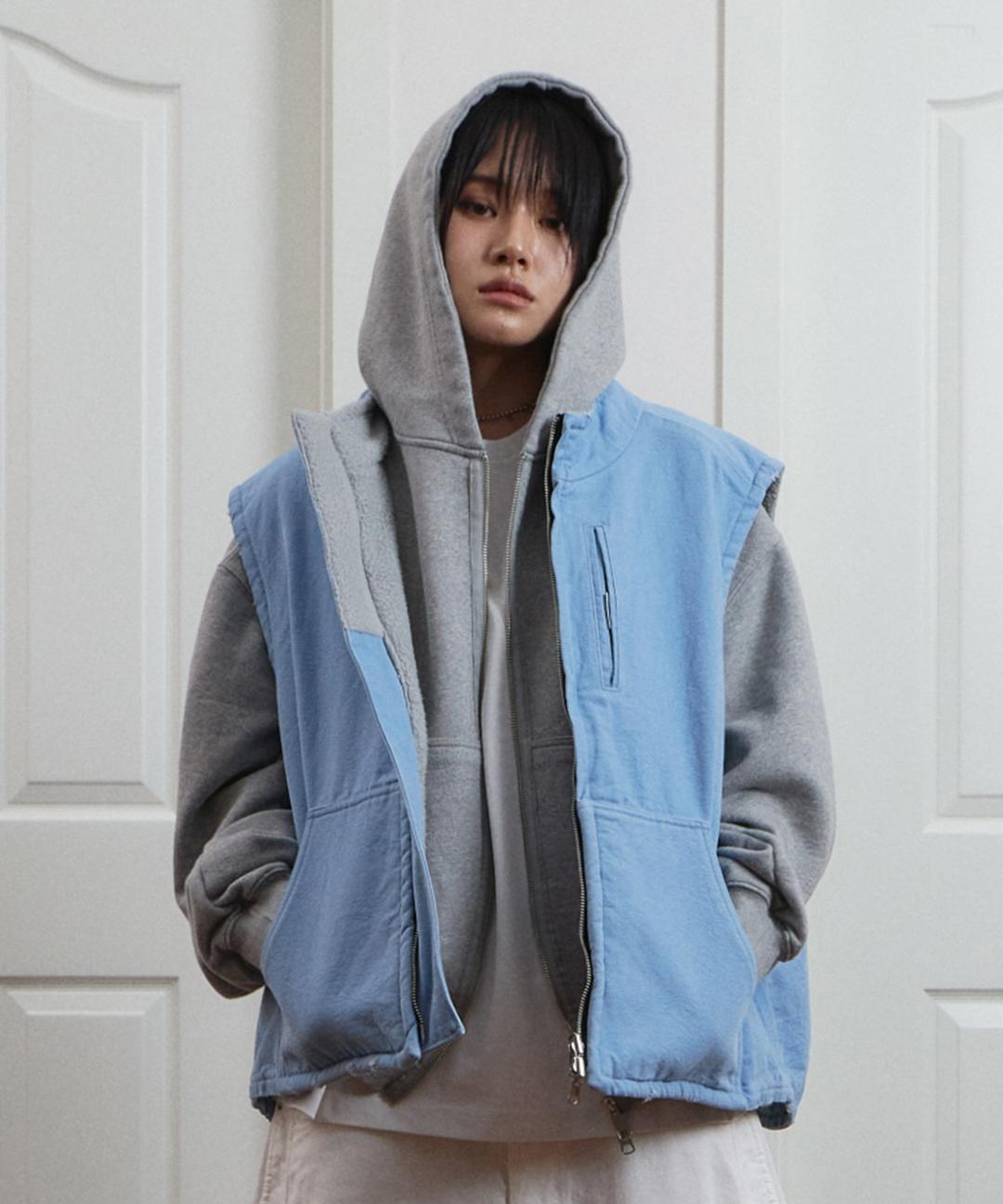 Vintage Reversible Oxford Vest