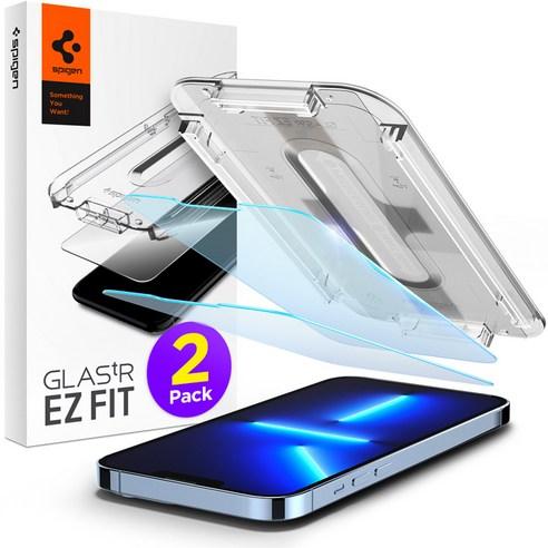 슈피겐 글라스 티알 이지핏 휴대폰 강화유리 전면보호 2p - 보호필름 | 쿠팡