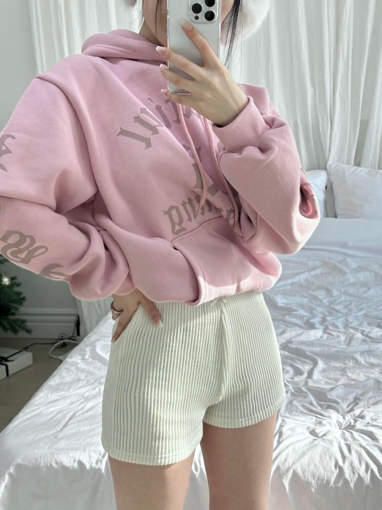 ribbon knit shorts / 리본 니트 쇼츠