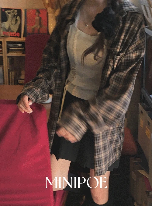 [MADE] 무이 체크 셔츠 (1color)