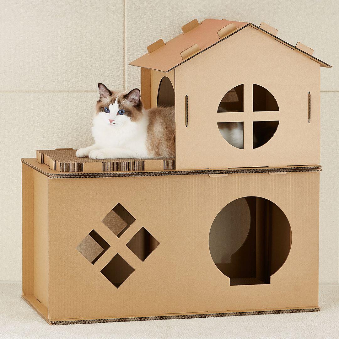 고양이섬 빅사이즈 숨숨 하우스스크래쳐