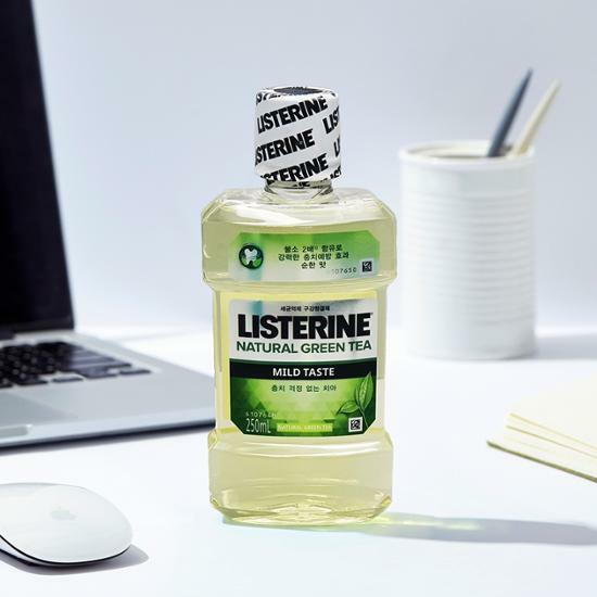리스테린 내추럴 그린티 마일드 250ml (충치예방)