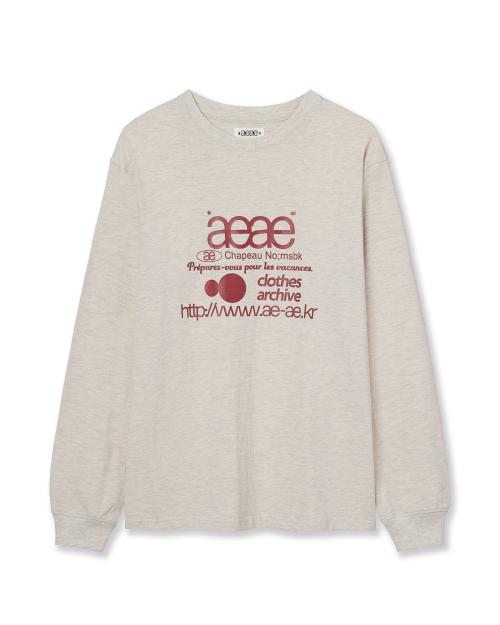 WEB LOGO L/S [OATMEAL]