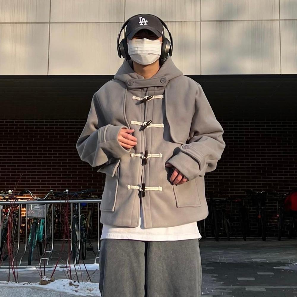 기획) 남녀공용 더플 숏 코트 (2color)