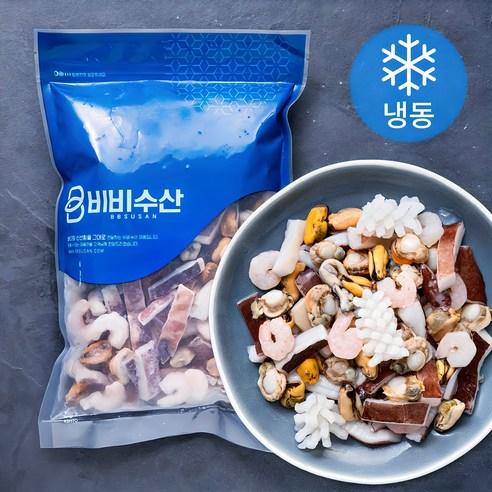 비비수산 깔끔하고 간편한 해물모둠 (냉동), 600g, 1개 - 해물모듬 | 쿠팡