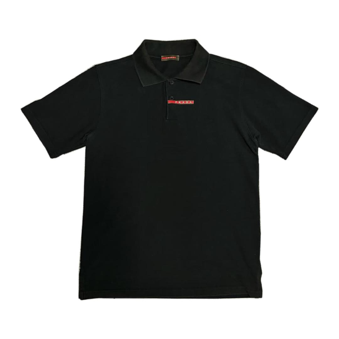 프라다 스포츠 2000s 레드 로고 카라티 | 후루츠패밀리