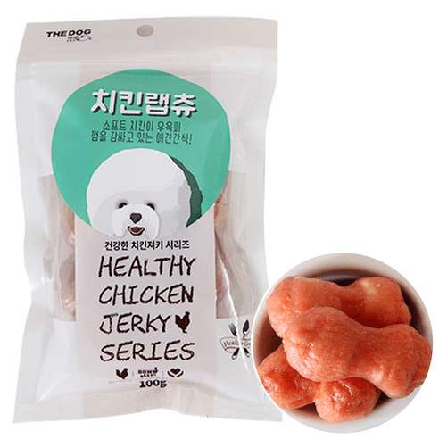 더독 소프트 치킨 랩츄 100g 강아지 랩츄 저지방 간식, 5개 - 건조간식/육포 | 쿠팡