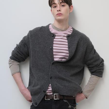 이런 상품 어때요? 라운드 니트 가디건_RAF1EC3001