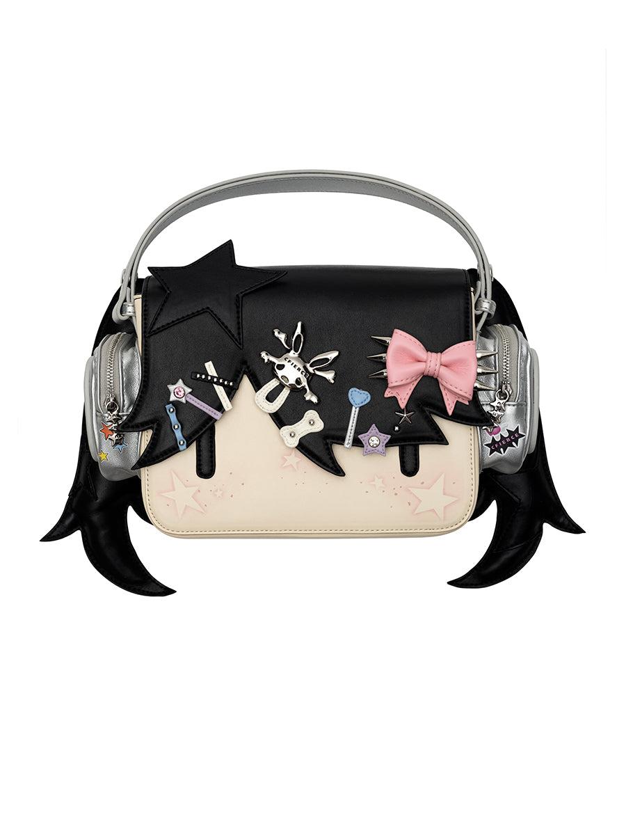 HEADPHONE GIRL TWO WAY BAG - BLACK (Pre-order:ships within 60 days)