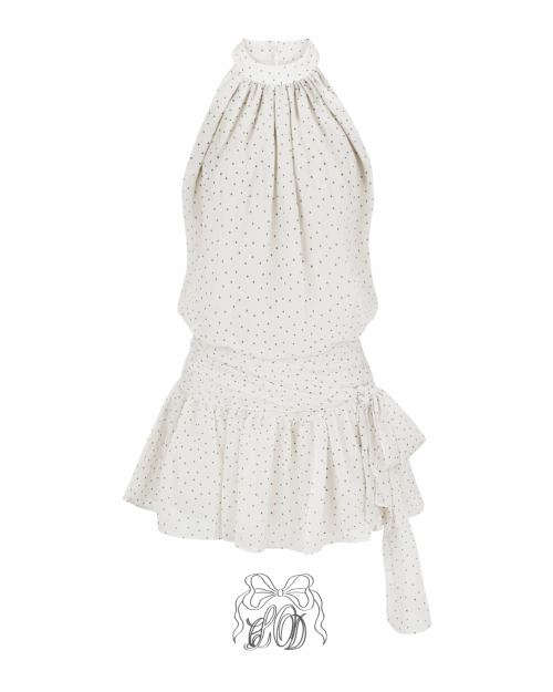 클라우드이모션 [♡MADE♡] cissy halter dot low strap ops