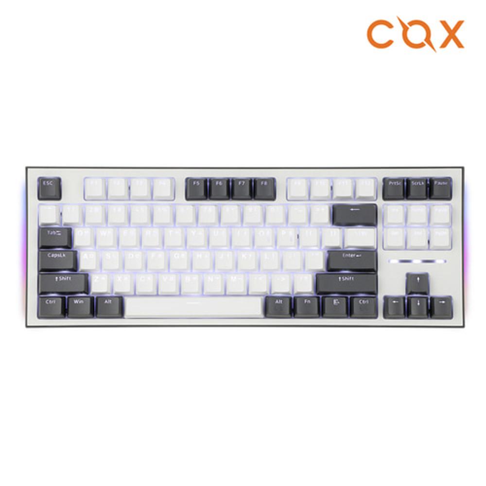 COX CK01 TKL 기계식 텐키리스 게이밍 키보드 적축