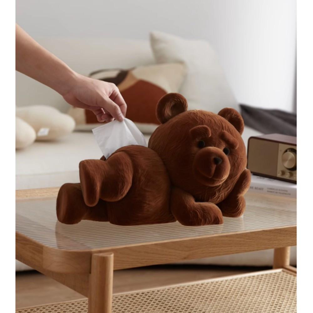 테디베어 티슈 케이스 곰돌이 휴지 박스 집들이 선물