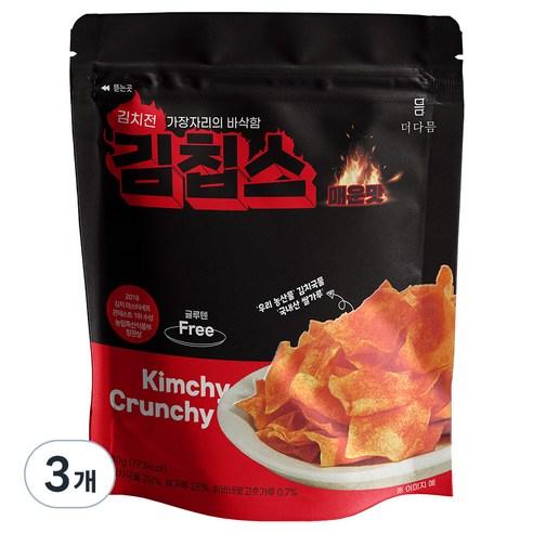더다믐 김치부각 김칩스 매운김치전맛, 40g, 3개 - 기타과자 | 쿠팡