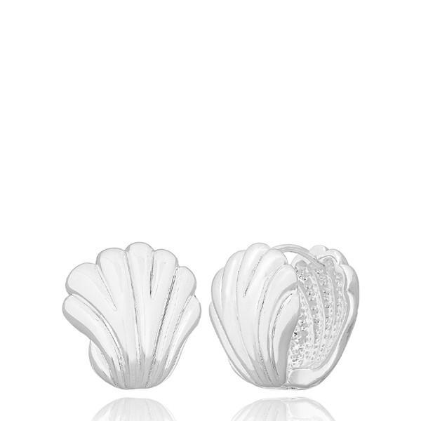 Pesade Shell Earrings - Silver