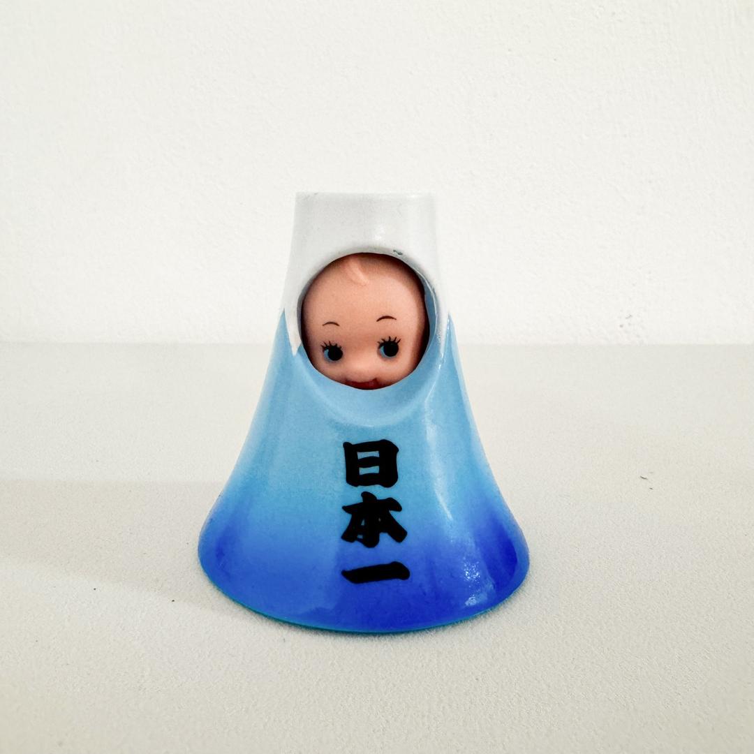 일본 오비츠 후지산 큐피 피규어 - 아기 베이비 인형 모형 수집