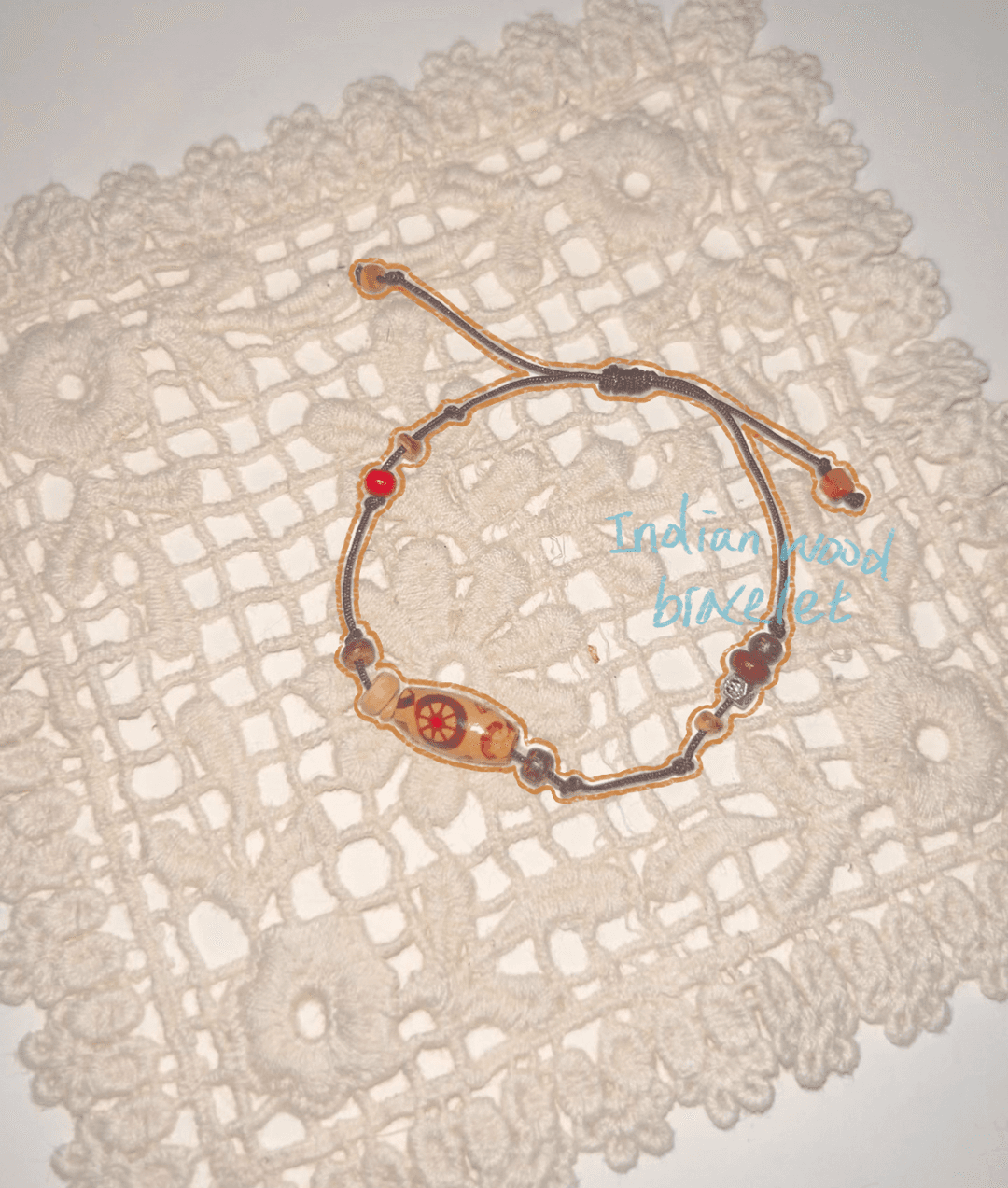 indian wood bracelet