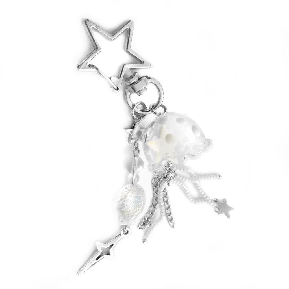 Jellyfish Keyring Dot