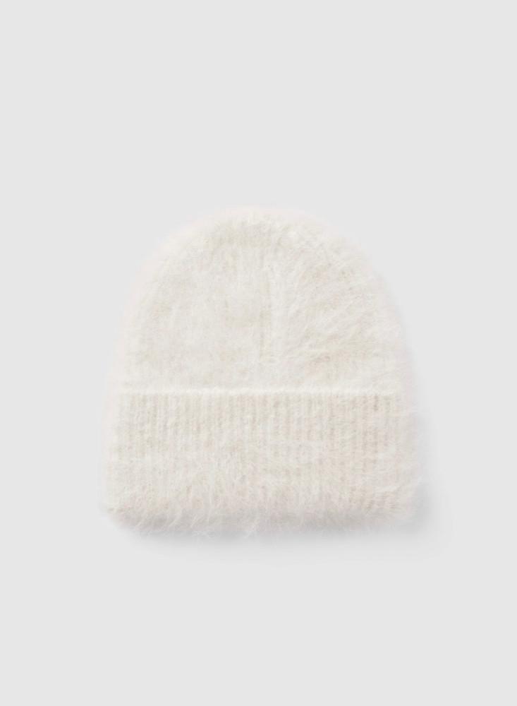 Toteme alpaca knit beanie macadamia 토템 알파카 니트 비니 마카다미아