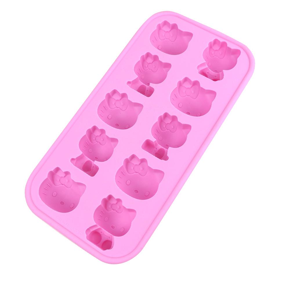 헬로키티 실리콘 아이스 트레이 캐릭터 냉장고 얼음틀