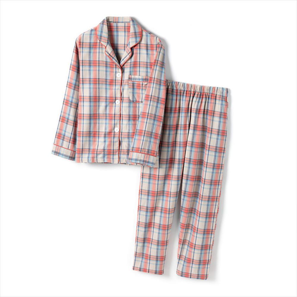 전도연 잠옷 혜리 혜리미예채파 여성 커플 파자마 사계절 홈웨어 세트 신혼 체크 바지 빅사이즈