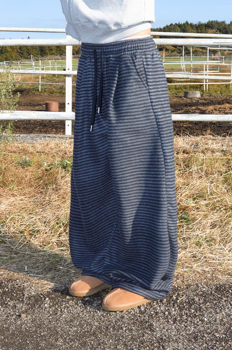 ADEL FLEECE STRIPE PANTS