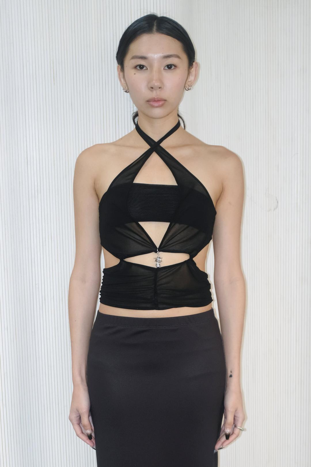 GABRIELLE ROSENSTEIN CHARM KITE HALTER TOP