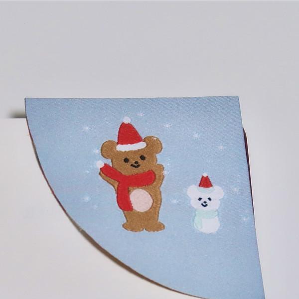 Snowy Teddy BOOKMARK
