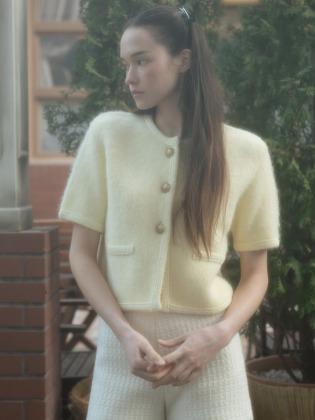 POSH BUTTON ALPACA CARDIGAN_TT3S301YE