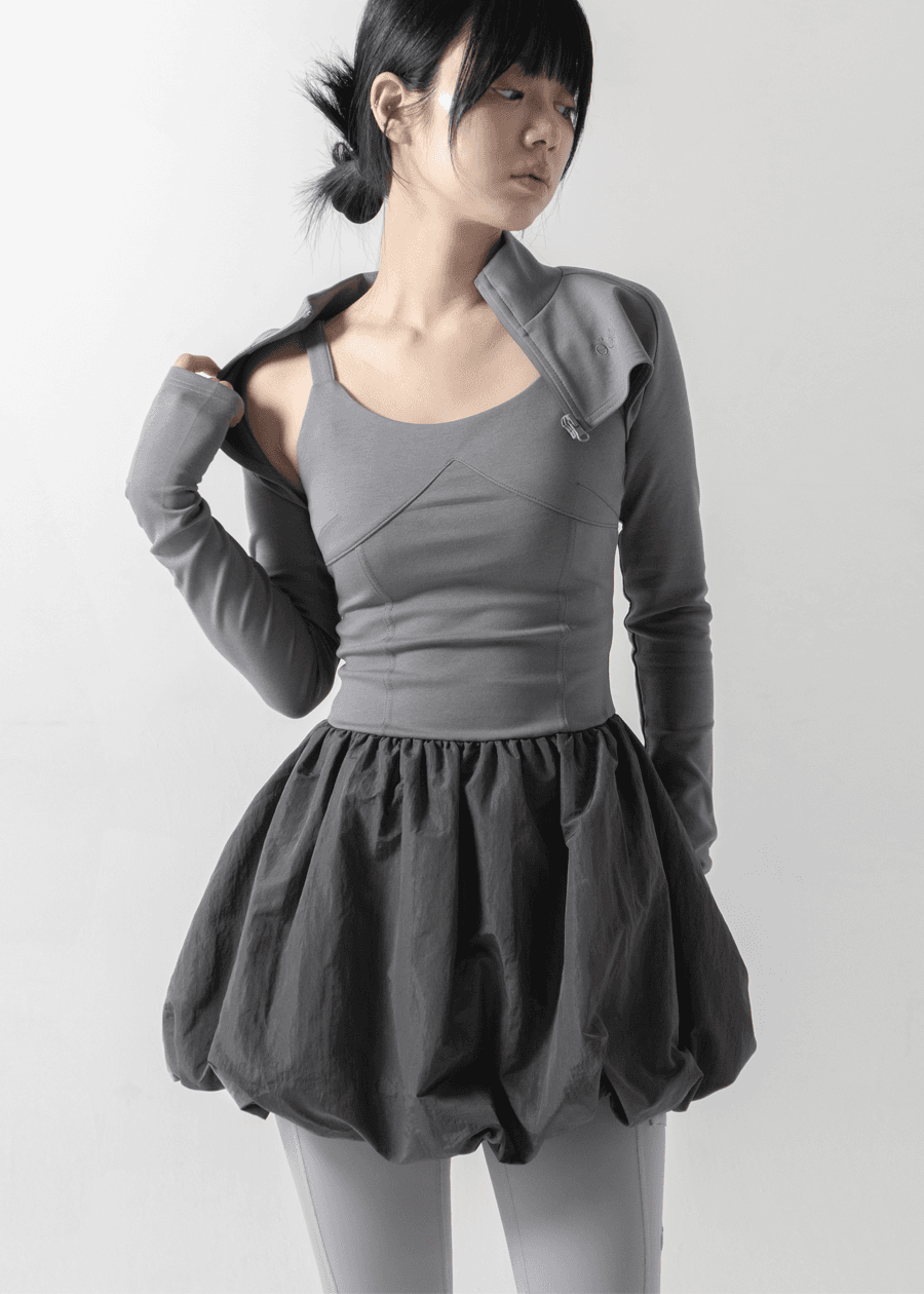 BALLET PUMPKIN SHORT OPS [SET] GREY