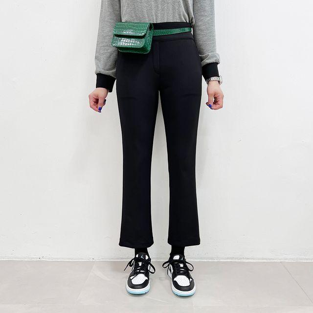 [숏/롱기장] 여성 골프바지 뱃살커버 몸매보정 부츠컷 밴딩 빅사이즈 골프웨어 팬츠